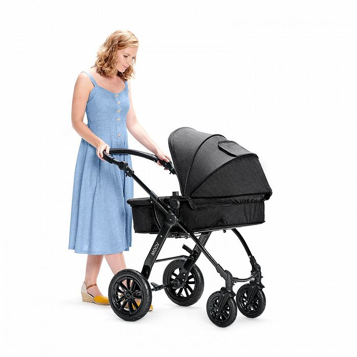 Kinderkraft Moov 3 in 1 Travel System Baby Pushchair Grey Smart Appliances UK