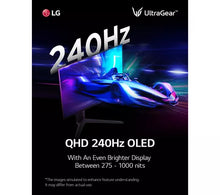 LG UltraGear 27" OLED Monitor 27GS95QE-B.AEK 240Hz QHD FreeSync & G-SYNC