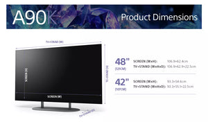 Sony 48 Inch XR48A90KU Smart 4K UHD HDR OLED Freeview TV - smartappliancesuk