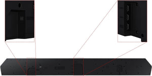 Samsung HWQ990B Bluetooth Wi-Fi Cinematic Soundbar with Dolby Atmos, DTS:X, Wireless Subwoofer & Rear Speakers, Black - smartappliancesuk