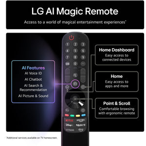 LG OLED55G56LS 55” OLED evo 4K Smart TV α11 AI Gen2, Dolby Vision & Atmos