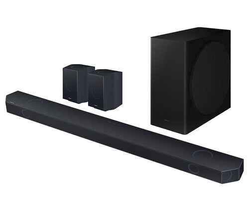 Samsung HWQ930C Q-Symphony 9.1.4ch Cinematic Dolby Atmos Soundbar with Subwoofer and Rear Speakers - smartappliancesuk