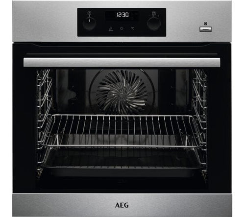 AEG BPS356020M Electric Pyrolytic Oven - Stainless Steel - smartappliancesuk