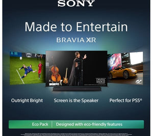 SONY BRAVIA XR77A80LU 77" Smart 4K Ultra HD HDR OLED TV with Google TV & Assistant - smartappliancesuk