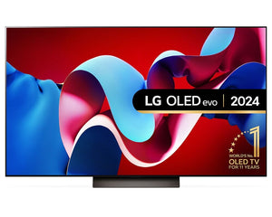 LG OLED65C4 65" 120Hz C4 OLED evo 4K HDR Smart TV - smartappliancesuk