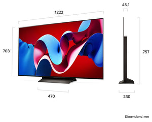 LG OLED55C4 55" C4 OLED evo 4K HDR Smart TV - smartappliancesuk