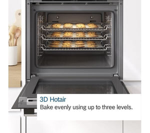 BOSCH Serie 4 HBS573BS0B Electric Pyrolytic Oven - Stainless Steel - smartappliancesuk