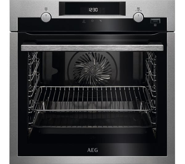 AEG SteamBake BPS555020M Electric Steam Oven - Stainless Steel & Black - smartappliancesuk