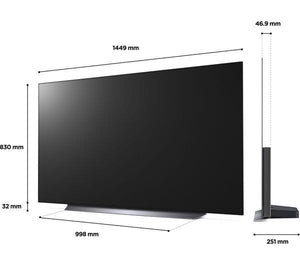 LG OLED65CS6LA 65" Smart 4K Ultra HD HDR OLED TV with Google Assistant & Amazon Alexa - smartappliancesuk